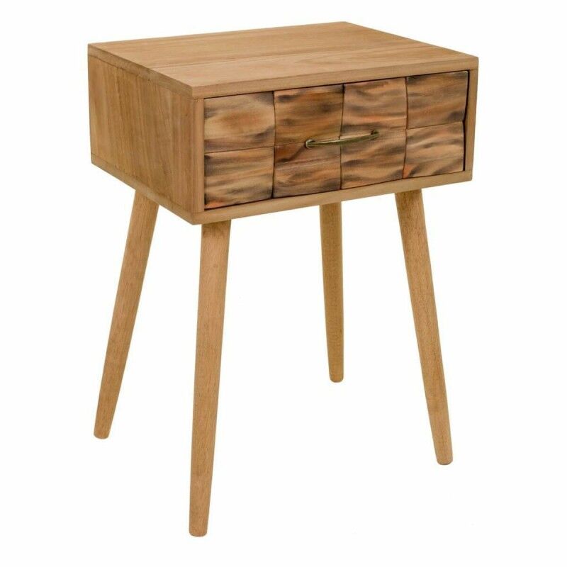 Table De Nuit Alexandra House Living Naturel 63 X 38 X 44 Cm