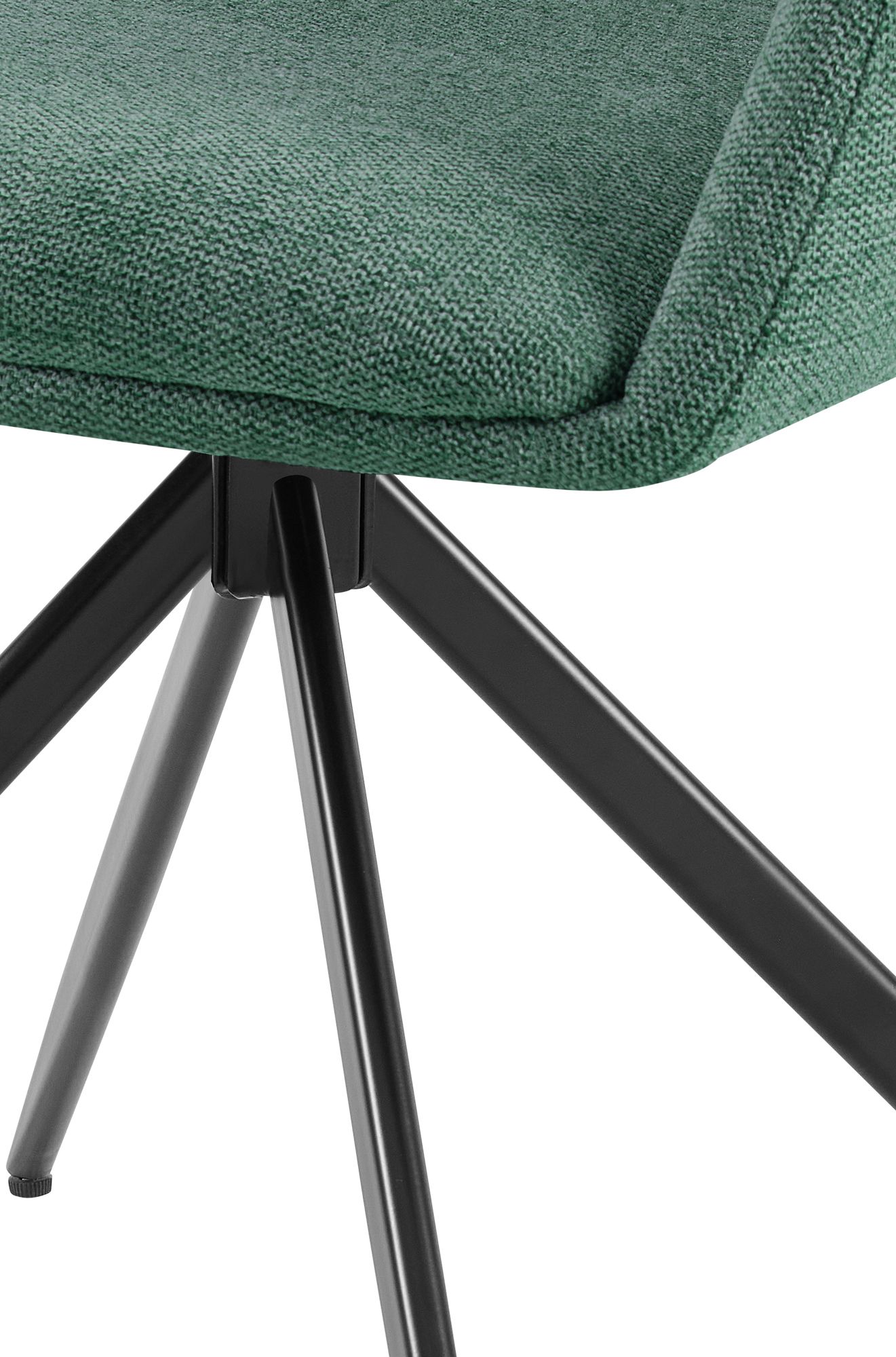 Chaise De Salle À Manger En Tissu Olema Vert