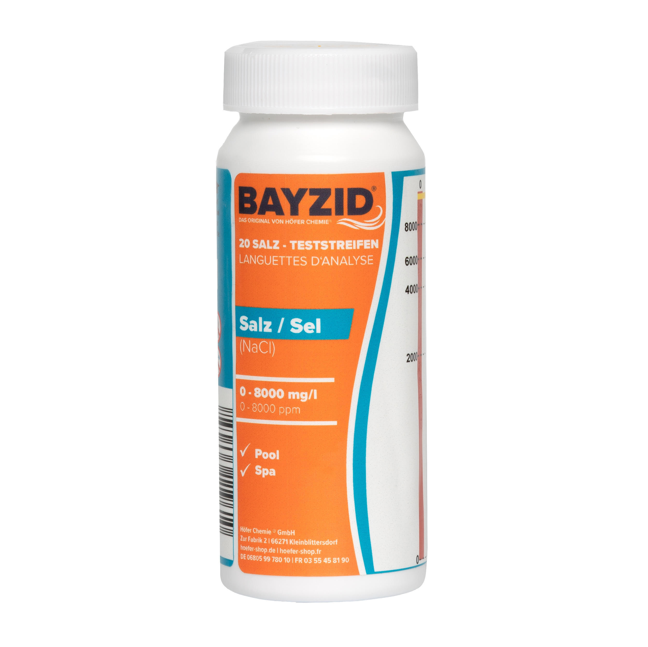 Bandelettes De Test - Sel - (nacl)x1