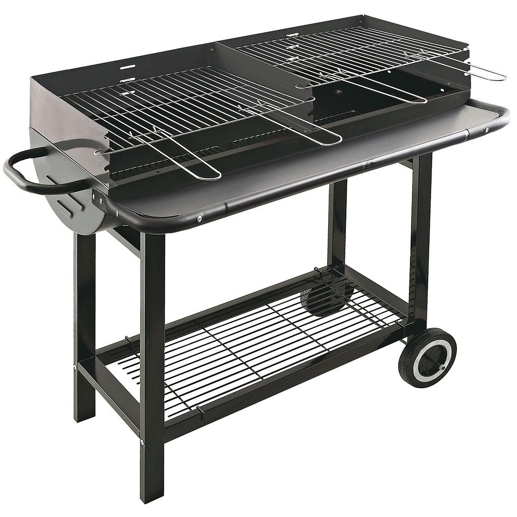 Colorado - Barbecue Au Charbon De Bois Ou Au Bois Avec Double Grille 41x27 Cm