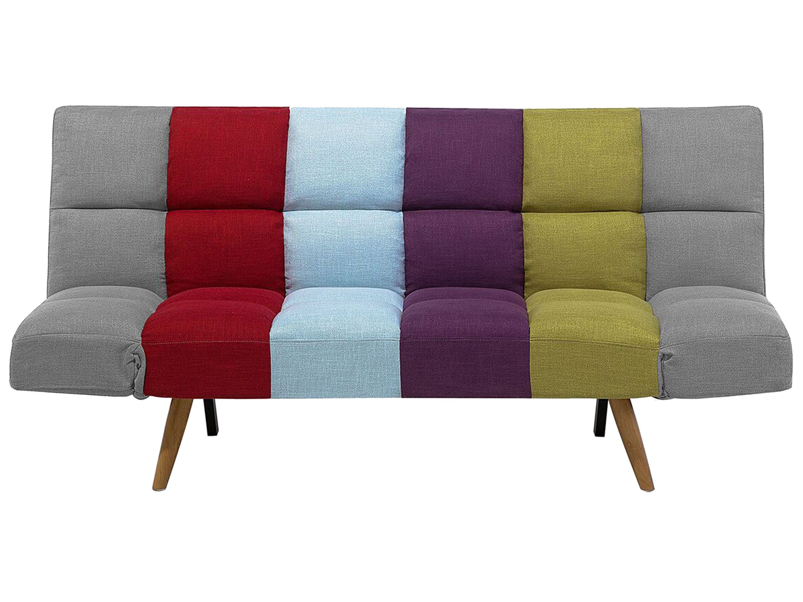 Canapé-lit 2 Places Ingaro Tissu Multicolore