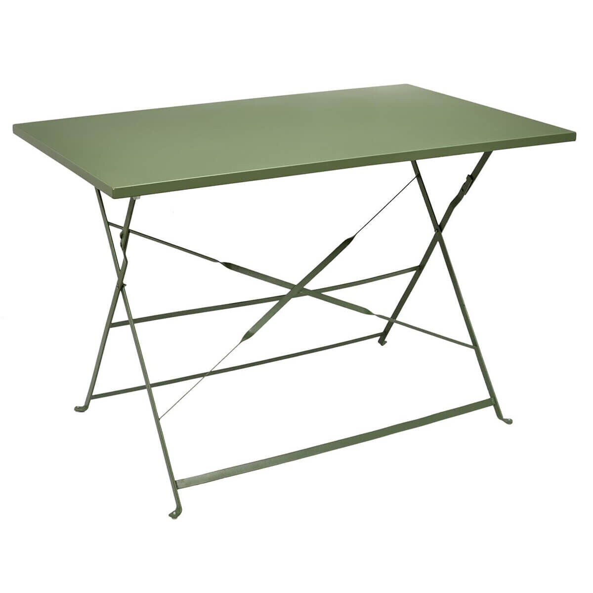 Table De Jardin Pliante 110x70cm Coloris Kaki - Manae
