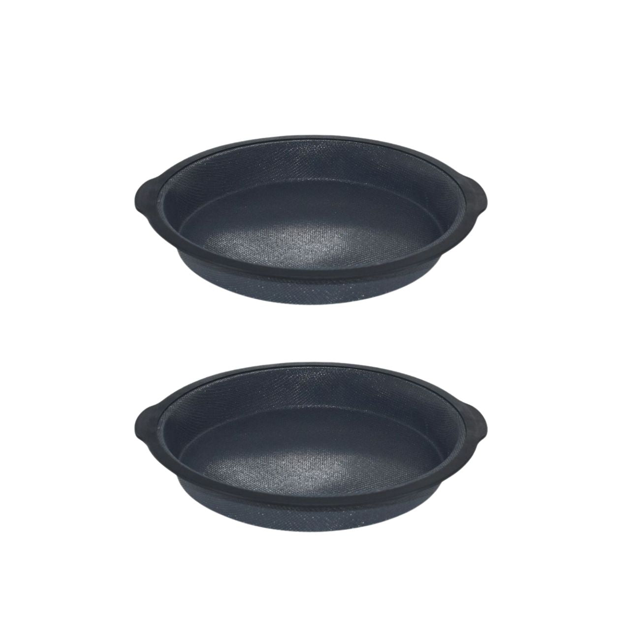 Lot De 2 Moules À Gâteaux 25/25 Cm Silicone Fibre De Verre