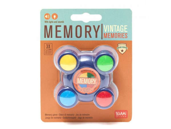 Jeu Du Memory Legami Vintage Multicolor Bois