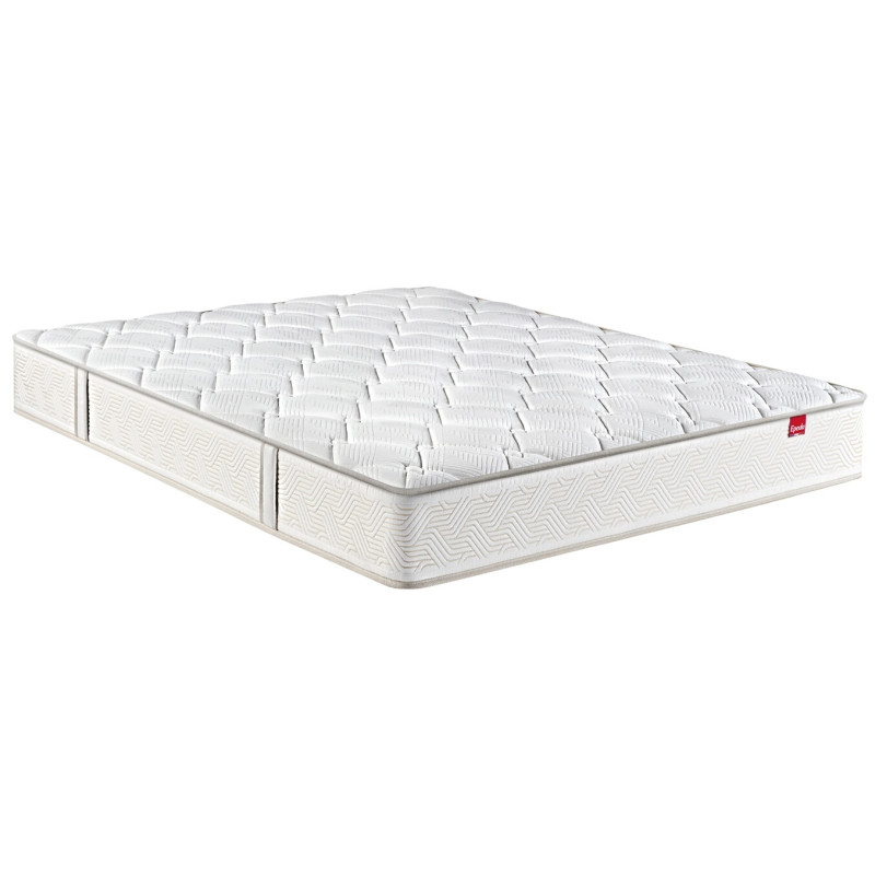 Matelas Lounge 4 Ressorts Ensachés Acier Blanc 140x190 Epeda
