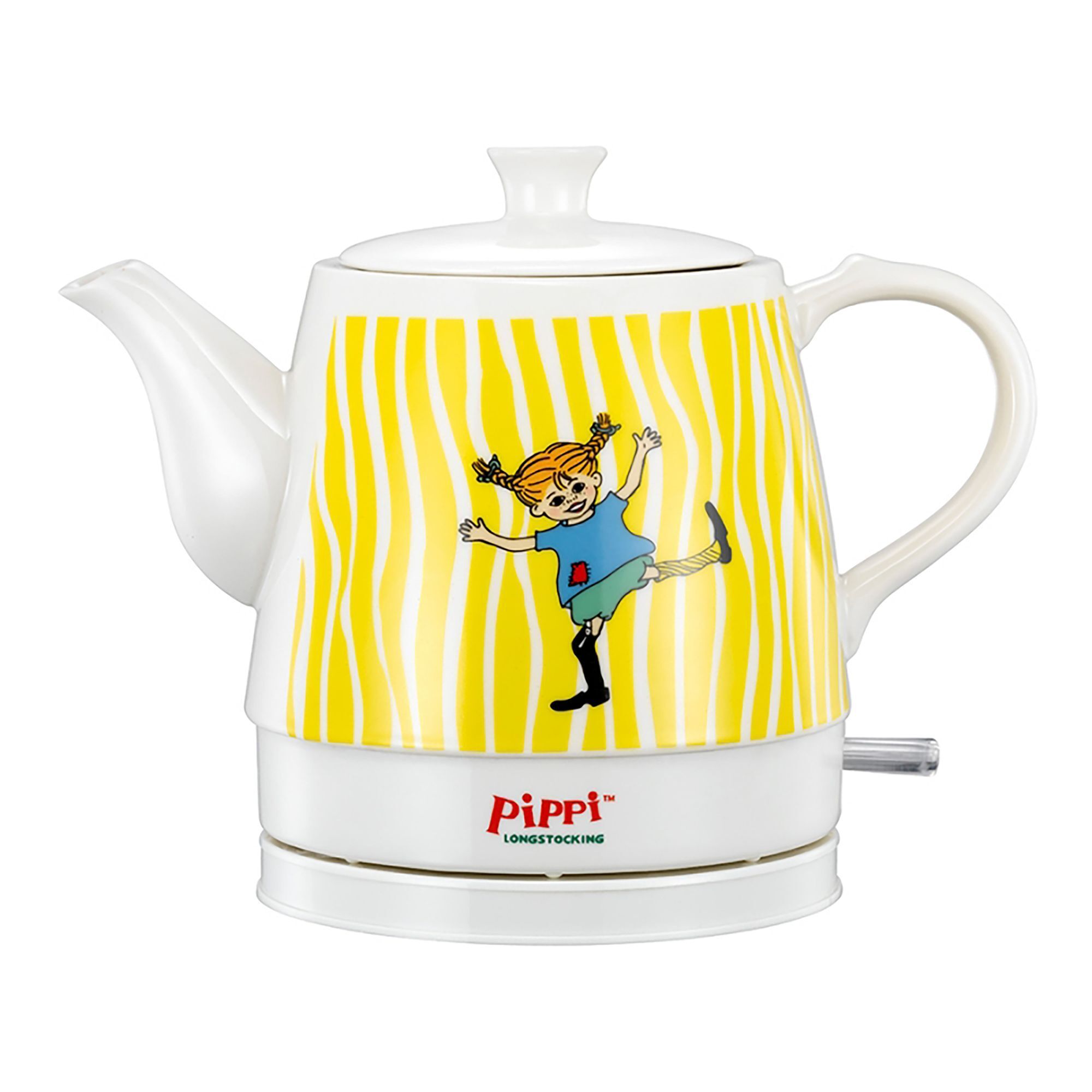 Pippi 20130004 - Bouilloire En Céramique D'une Capacité De 0,8 Litre - Design Happy Fifi Brindacier
