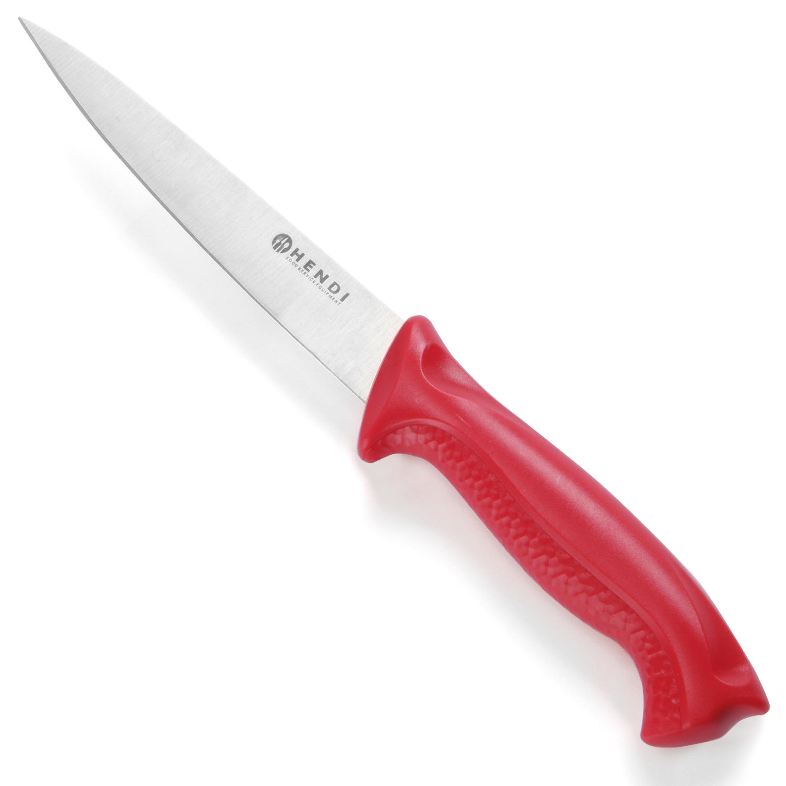 Couteau À Fileter Haccp Pour Viande Crue 300 Mm - Rouge - Hendi 842522