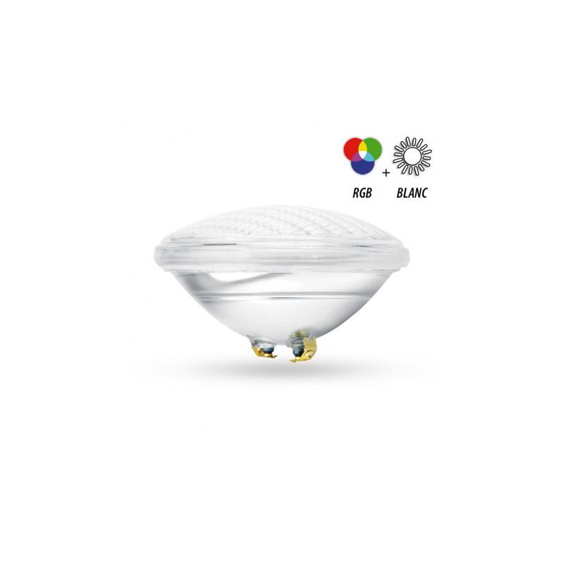 Projecteur Led Piscine Par56 Dimmable Ac12v 18w 1980lm 160° Etanche Ip68 Ik10 Ø177mm - Rgb + Blanc (2700k-6500k)
