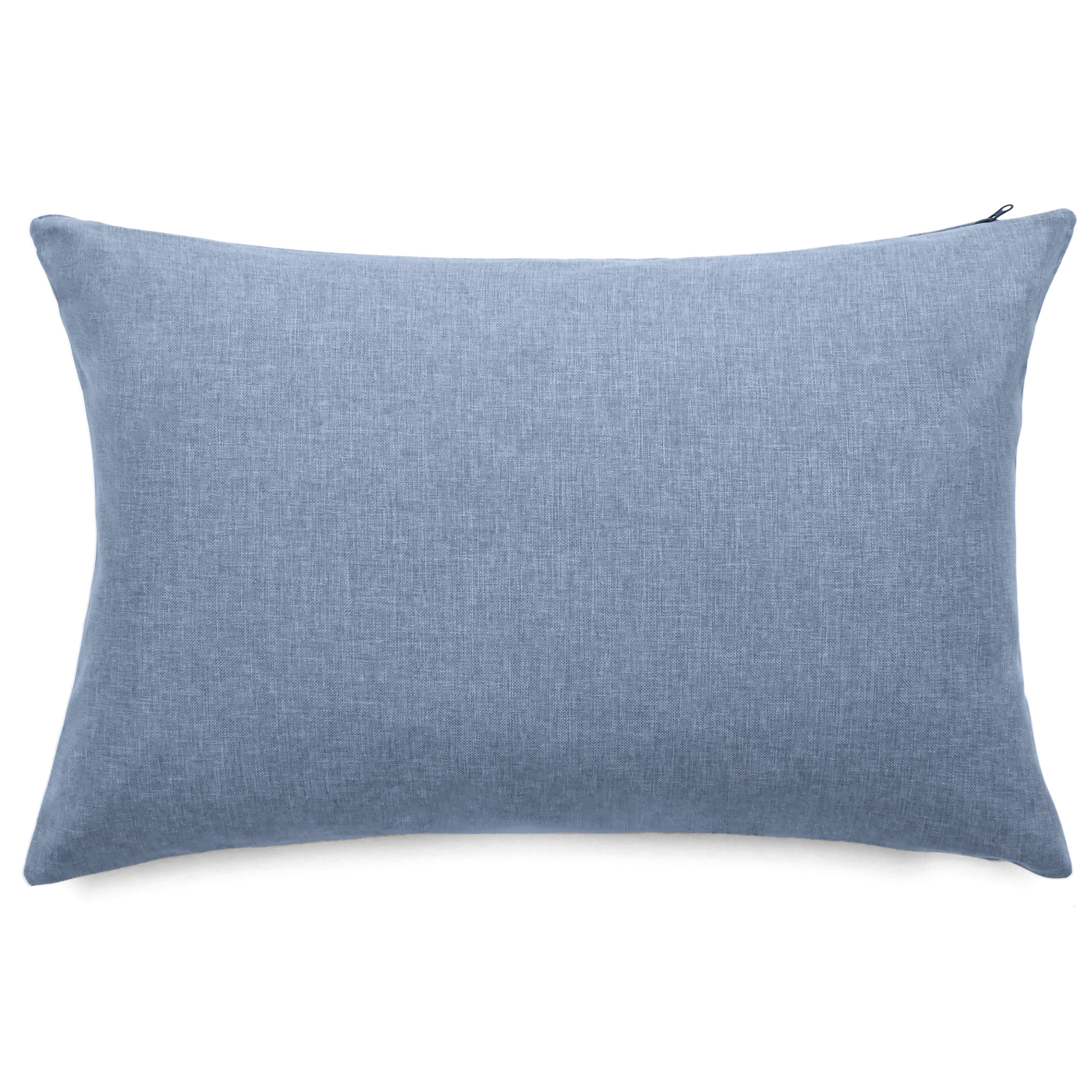 Housses De Coussin Extérieur 40x60 Cm Galia À Zip Étanche Bleu Topaze