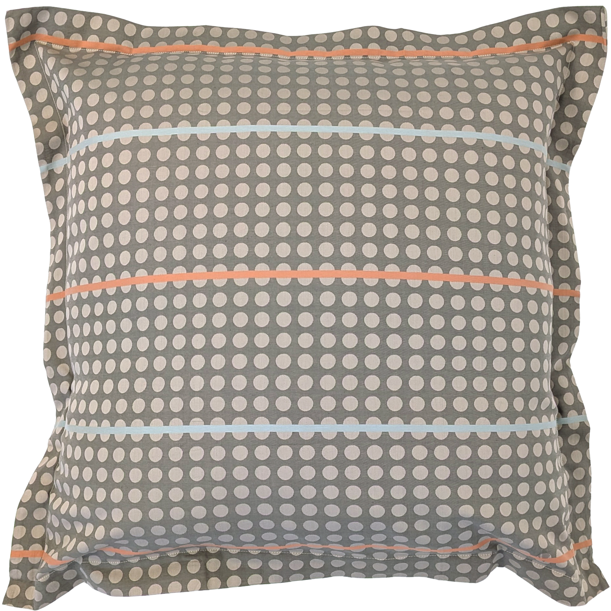 Taie D'oreiller 65x65 Cm Satin De Coton Dauphine Marron