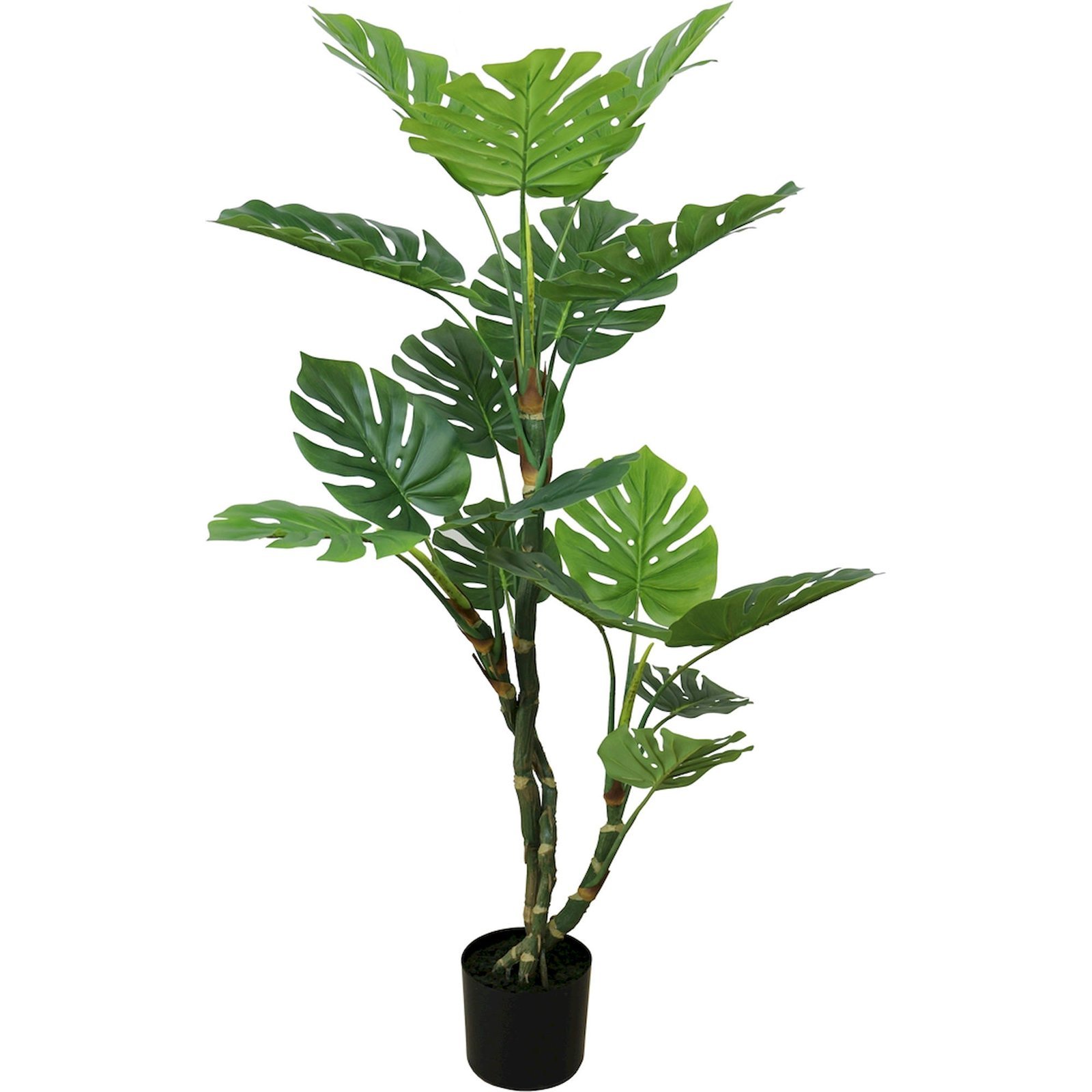 Plante Artificielle Philodendron Feuillage Vert Réaliste Déco Salon - Vert Feuillage Tropical Réaliste
