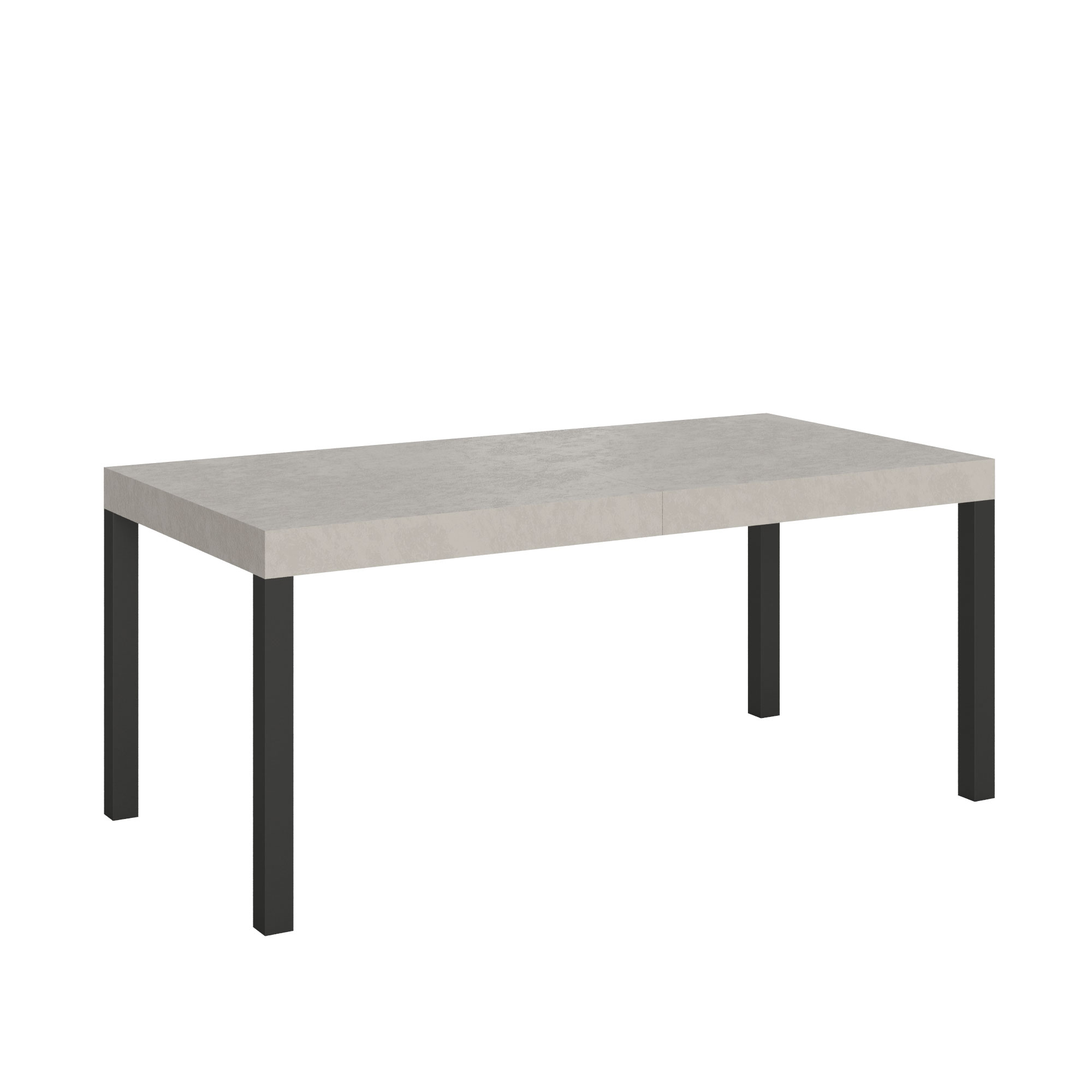 Table Extensible Everyday Cashmere 200/304x90 Cm Avec Pieds Anthracite