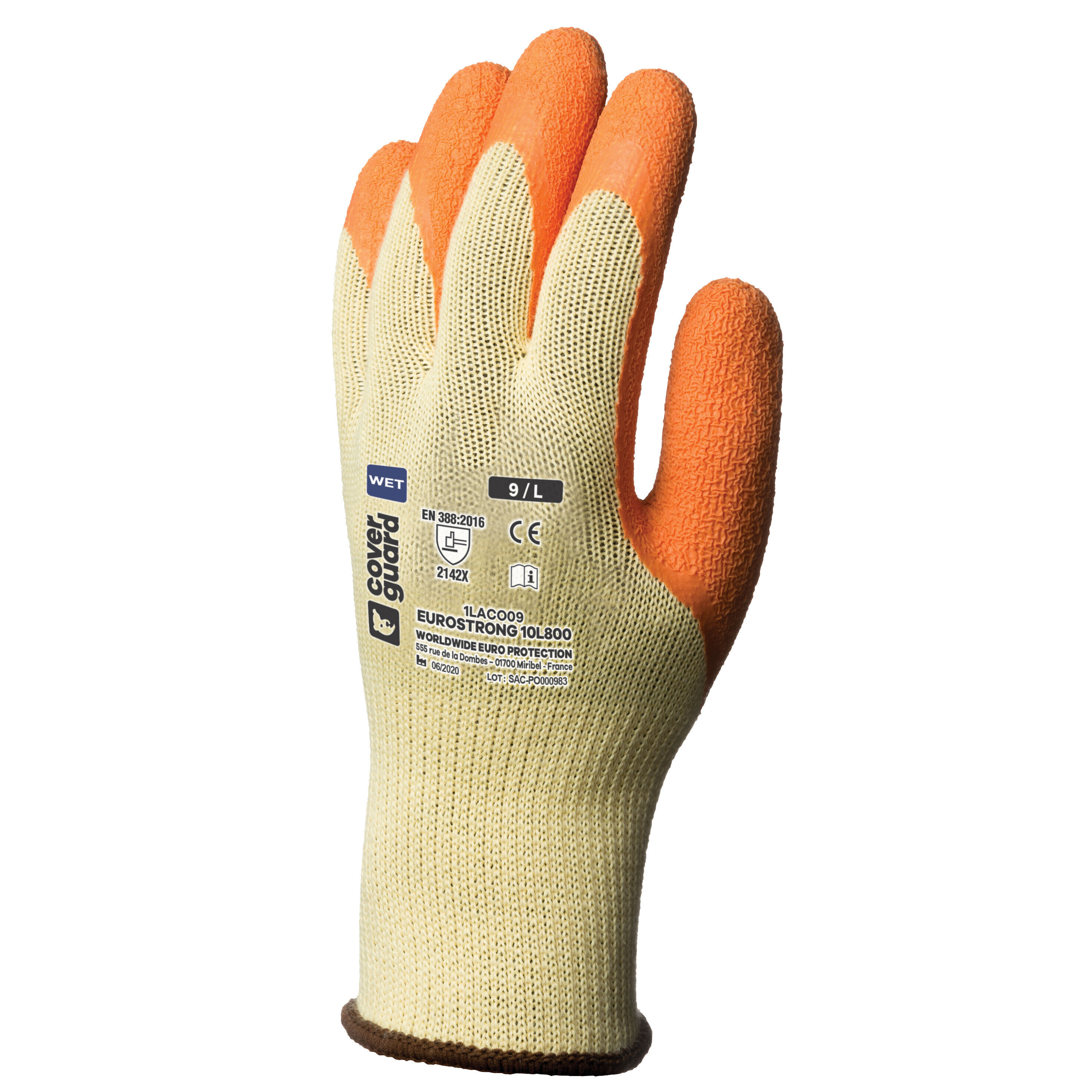 Gants Gros Oeuvre Orange La Paire