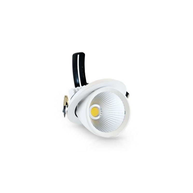 Vision-el - Spot Led Escargot - Boutica 10w Miidex Lighting® Blanc-neutre-4000k - Blanc