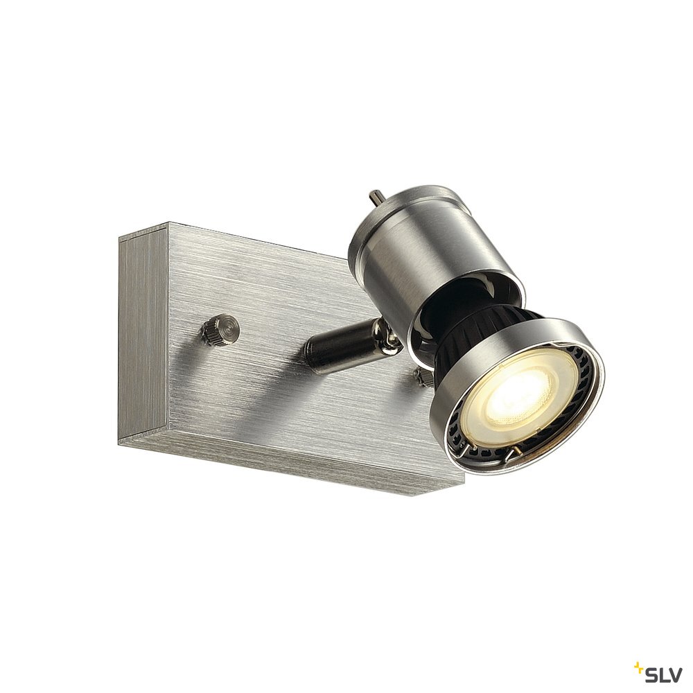 SLV Asto spot pour plafond à 1 lampe avec anneau décoratif