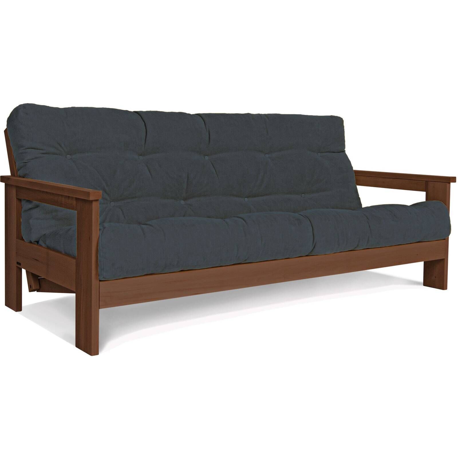 Canapé Lit Mexico - 145 X 200 Cm - Bois Clair Et Beige