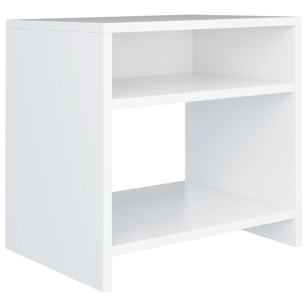 Table De Chevet Avec Compartiment Ouvert Et Une Étagère 40 X 30 X 40 Dec033334