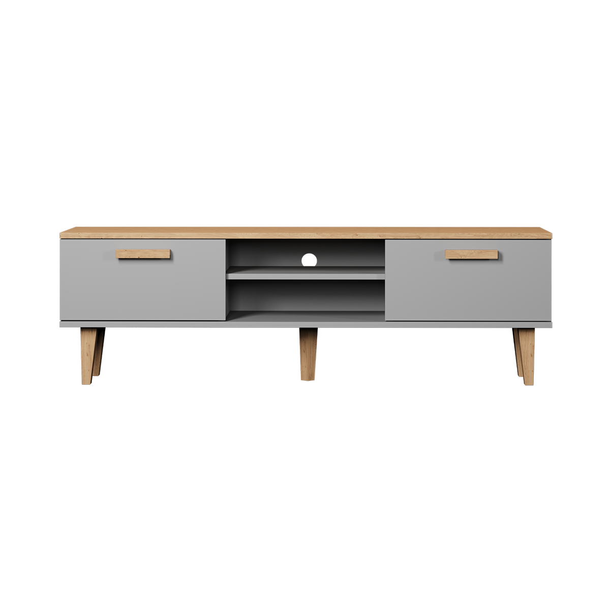 Meuble Tv 160 Cm Denver - Gris