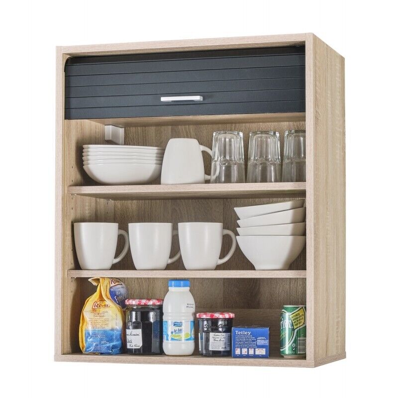 Meuble Haut Cuisine Beaux Meubles Pas Chers 3 Niches 60 X 72 X 35 Cm Noir