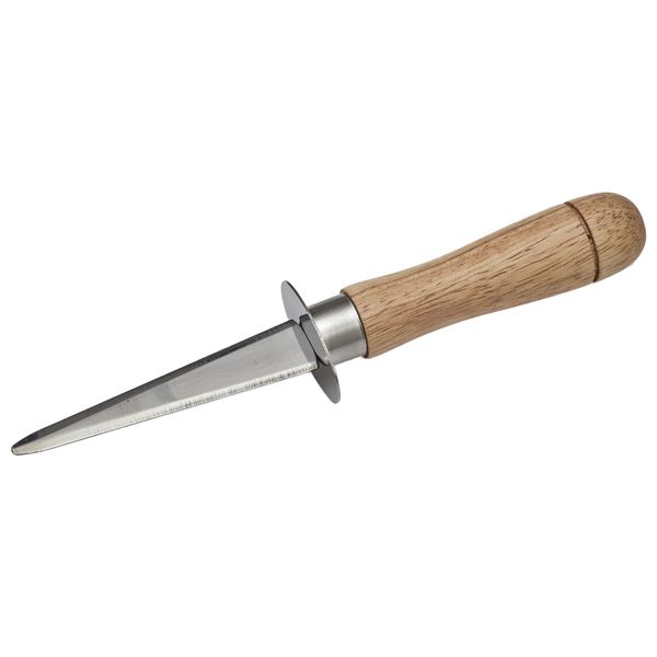 Couteau À Huîtres - Cook Concept - Élégant - Manche En Bois De Hêtre - Marron