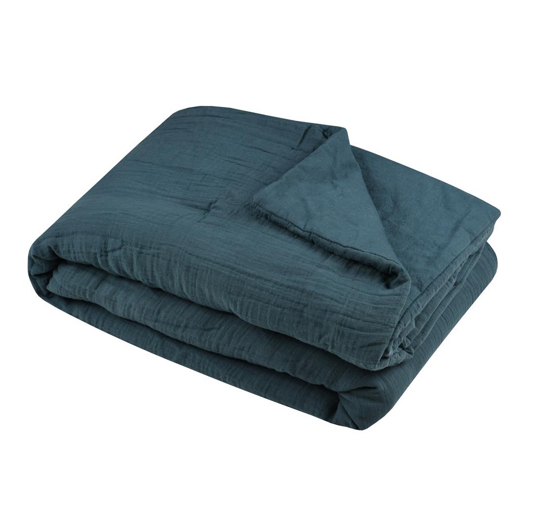 Plaid Ou Edredon En Gaze De Coton Colors