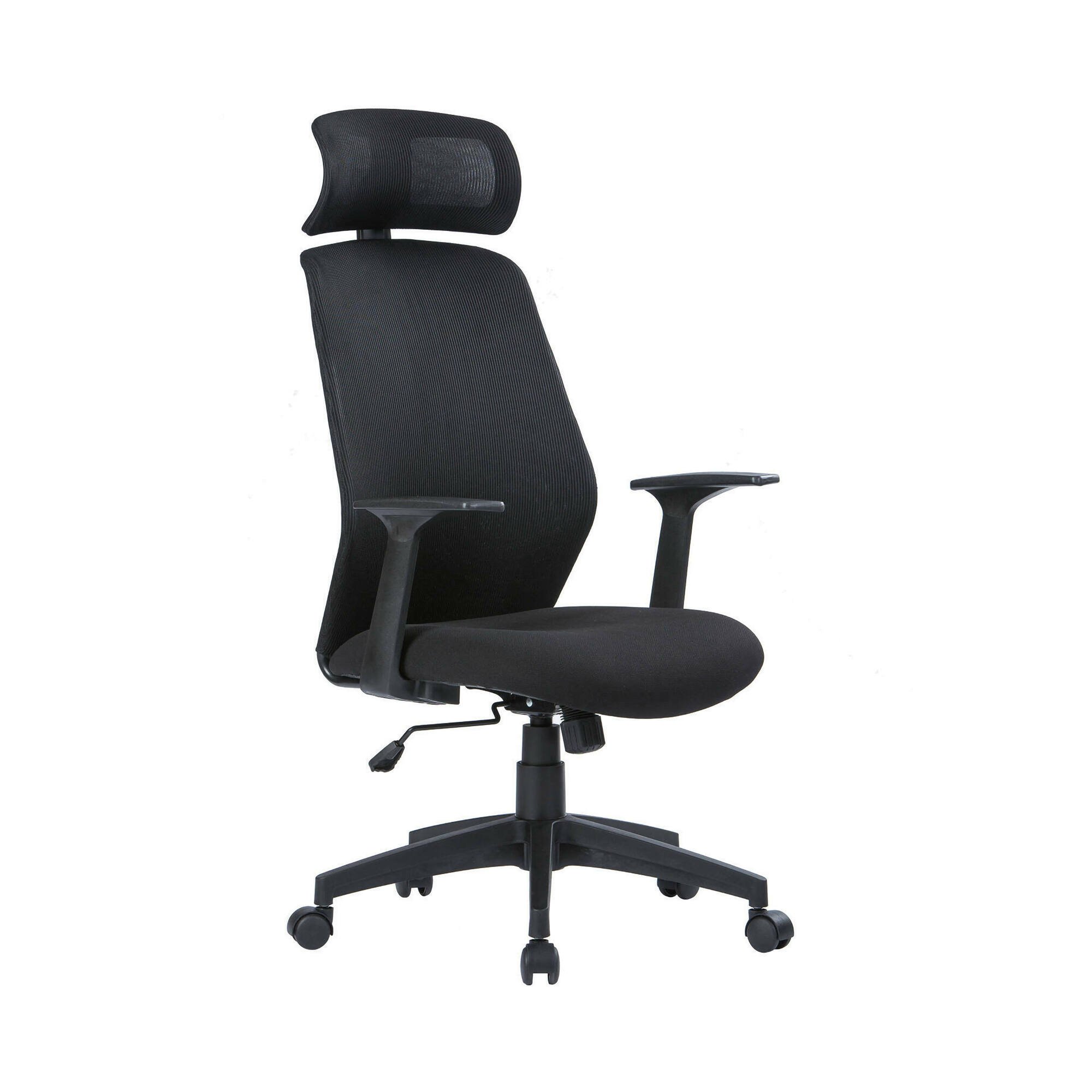Chaise De Bureau,noir,63x62h126 Cm