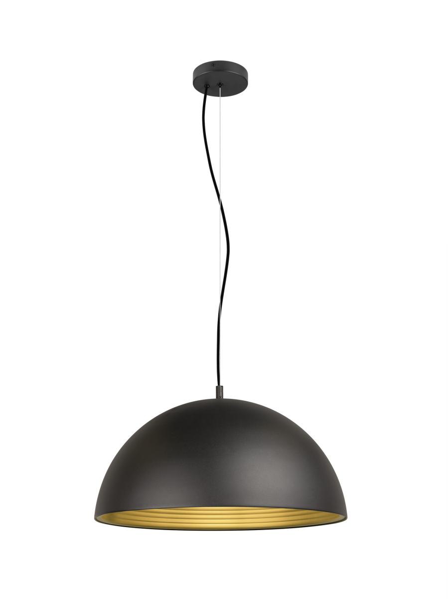 SLV suspension Forchini M, 50 cm, noir/doré, métal
