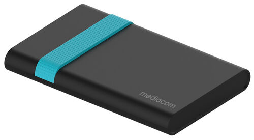 Mediacom M-hdsb3pb Boîtier De Disques De Stockage Boîtier Hdd Noir 2.5"