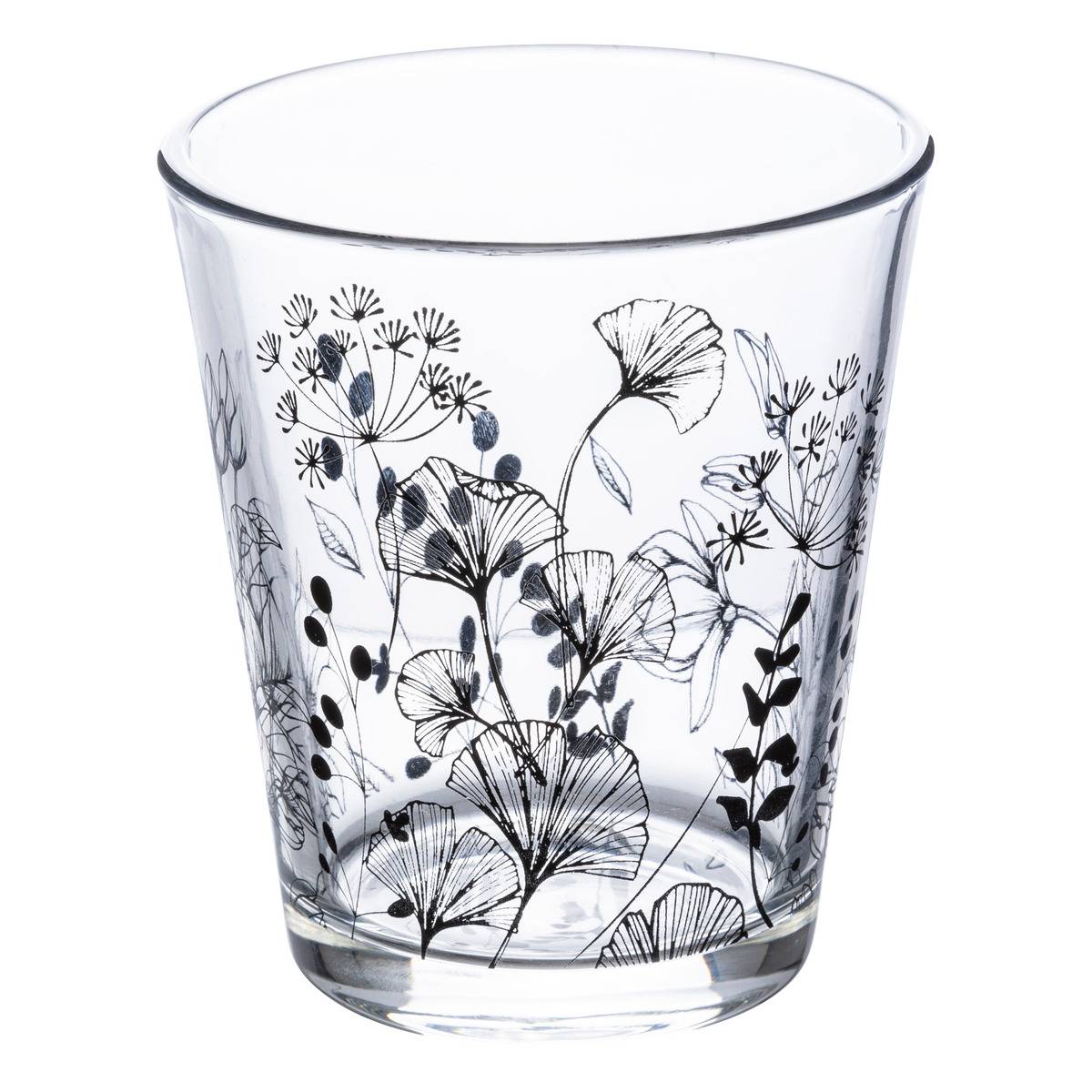 Lot De 6 Gobelet "white Floral" 33cl - Sg Secret De Gourmet