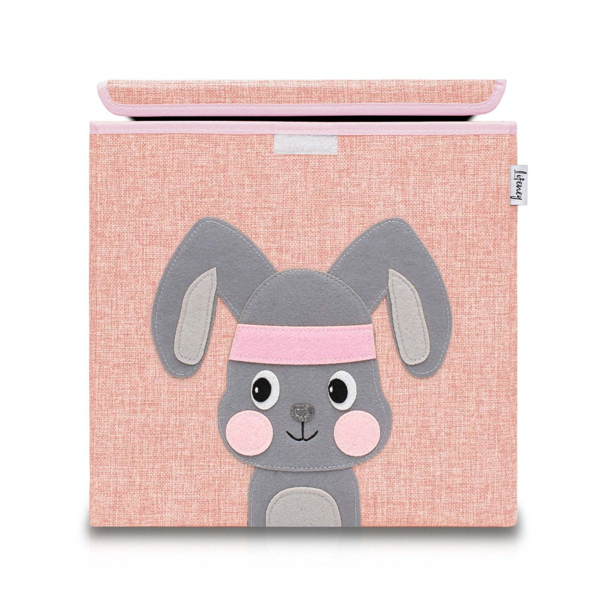 Boîte De Rangement En Tissu Enfant "lapin" Couvercle, Compatible