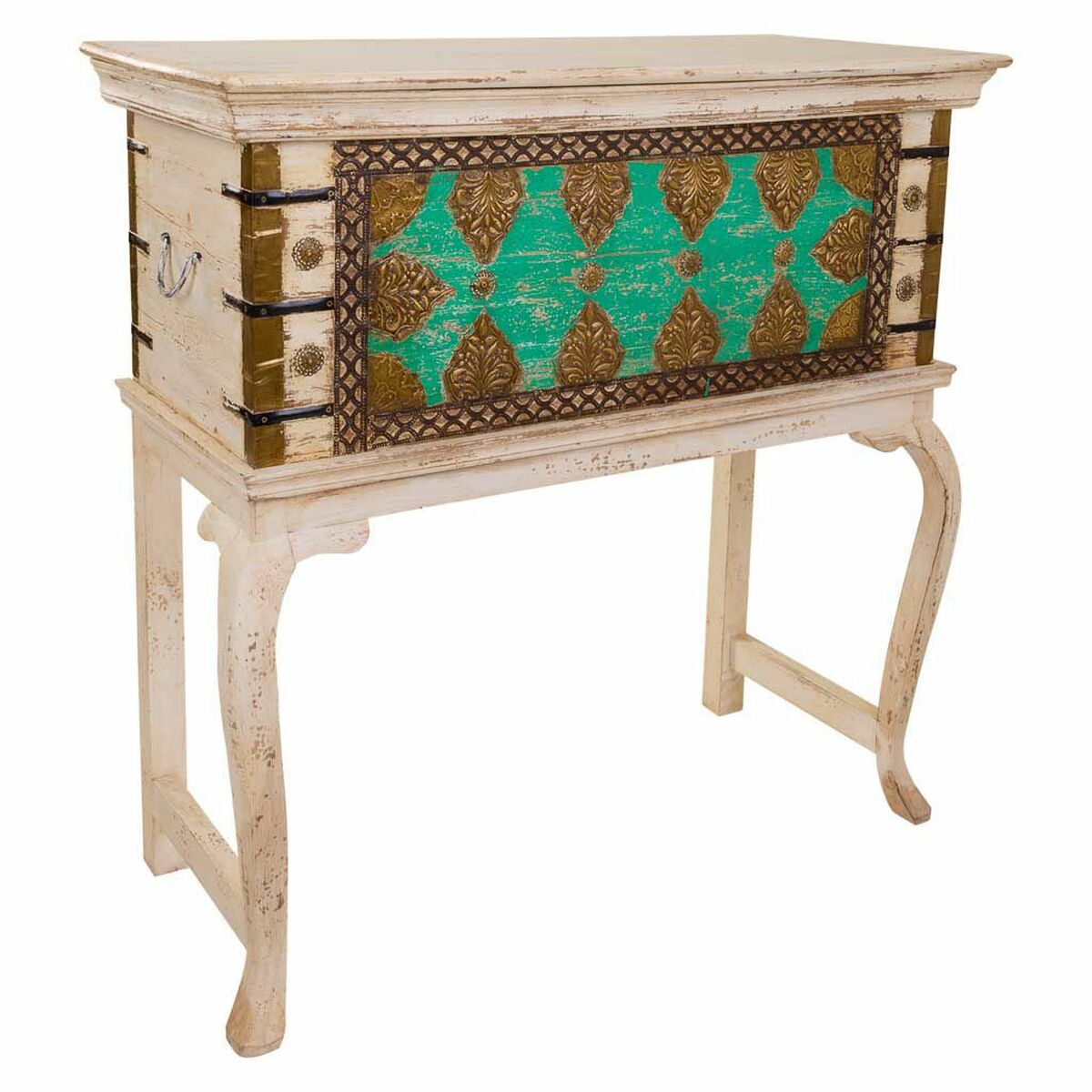 Coffre Alexandra House Living Bois De Manguier 41 X 90 X 90 Cm