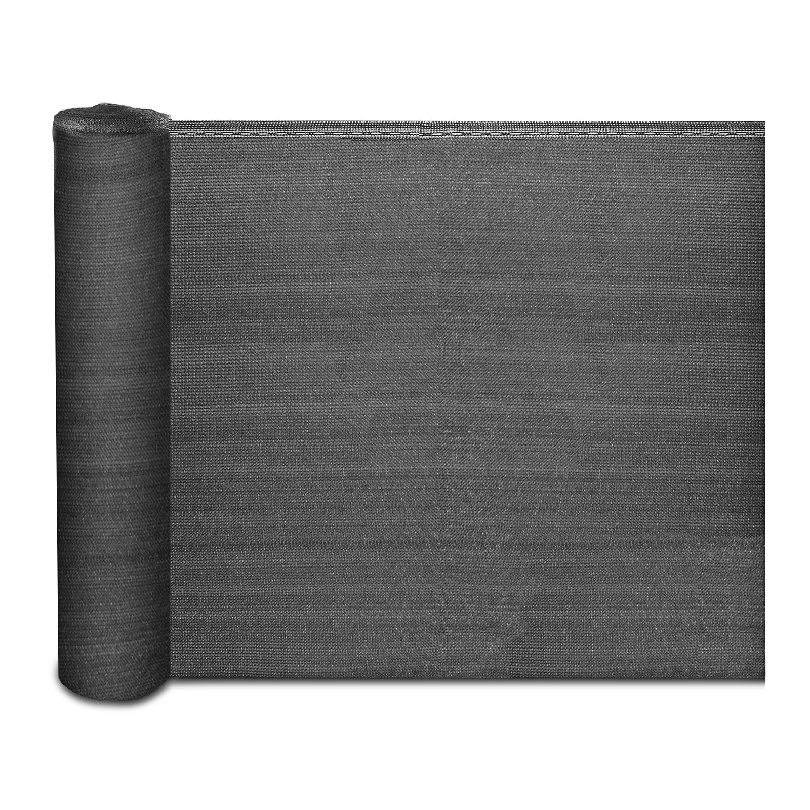 Brise Vue Marius, Corde De Fixation Incluse,tissu Hdpe D'ombrage 150 Gm², Anthracite, 120 Cm X 6 M - Floordirekt