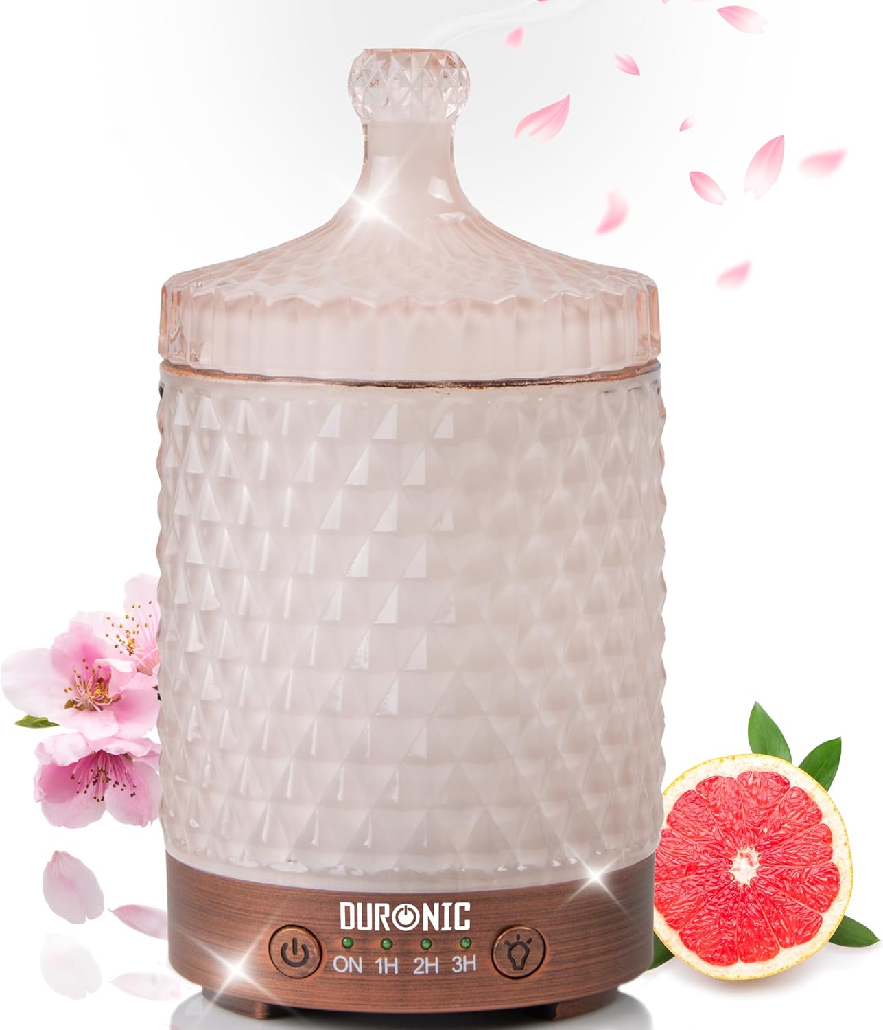Diffuseur D'arômes Brumisateur D'huiles Essentielles Purificateur D'air Humidificateur Aromathérapie Duronic Ad32