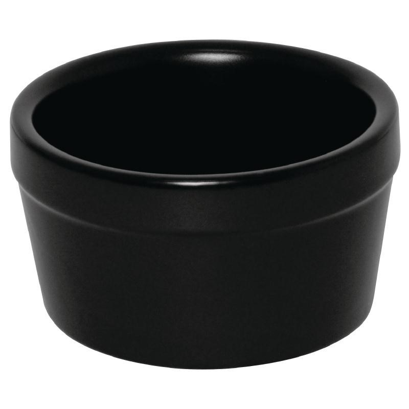 Ramequins Méditerranéens Noirs 77mm - Lot De 6 - Olympia