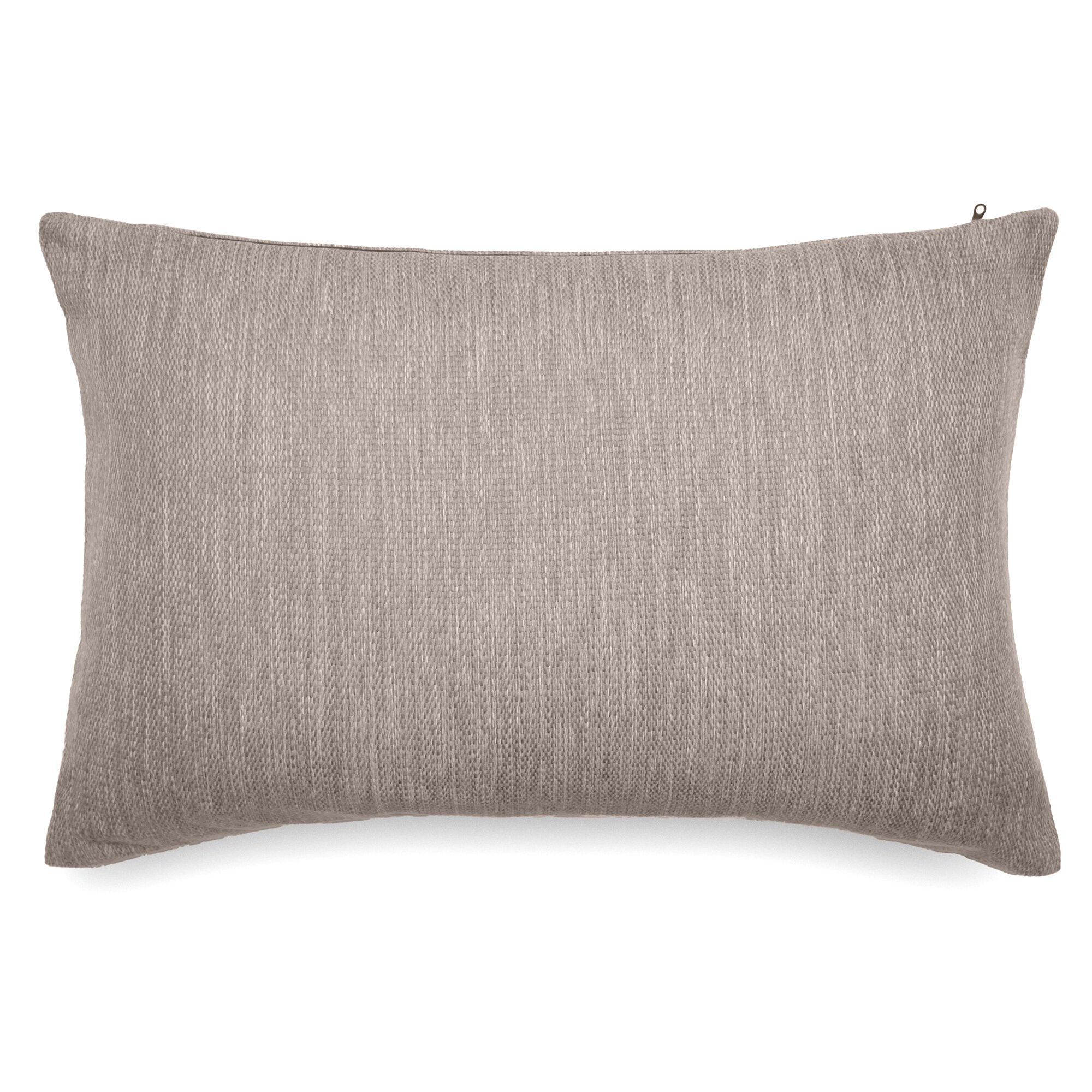 Housse De Coussin 40x60 Cm Collection Syracuse Tissu Oléfine Gris Lin