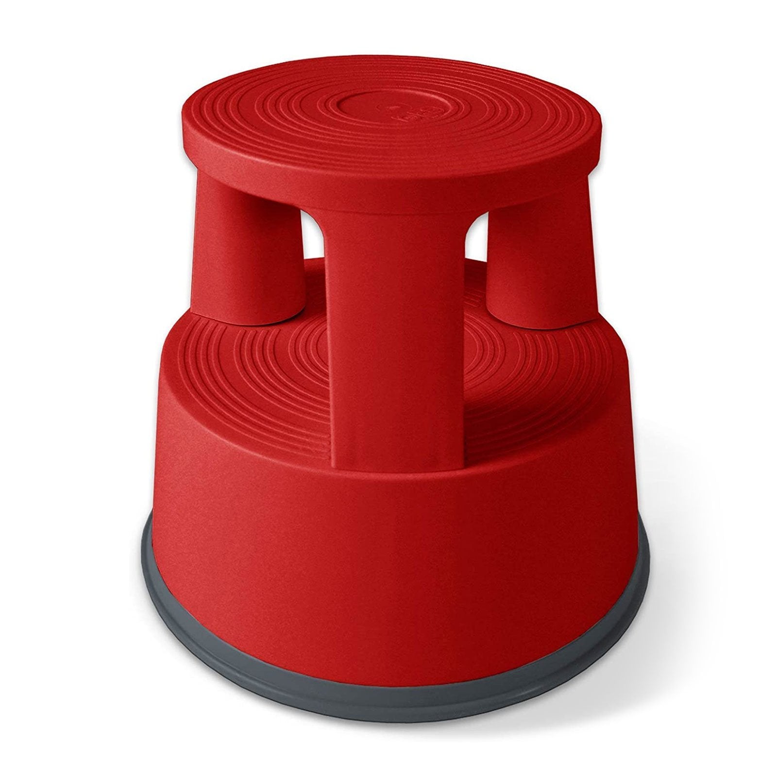Tabouret En Rouleau Patte D'éléphant Plastique T7 Rouge