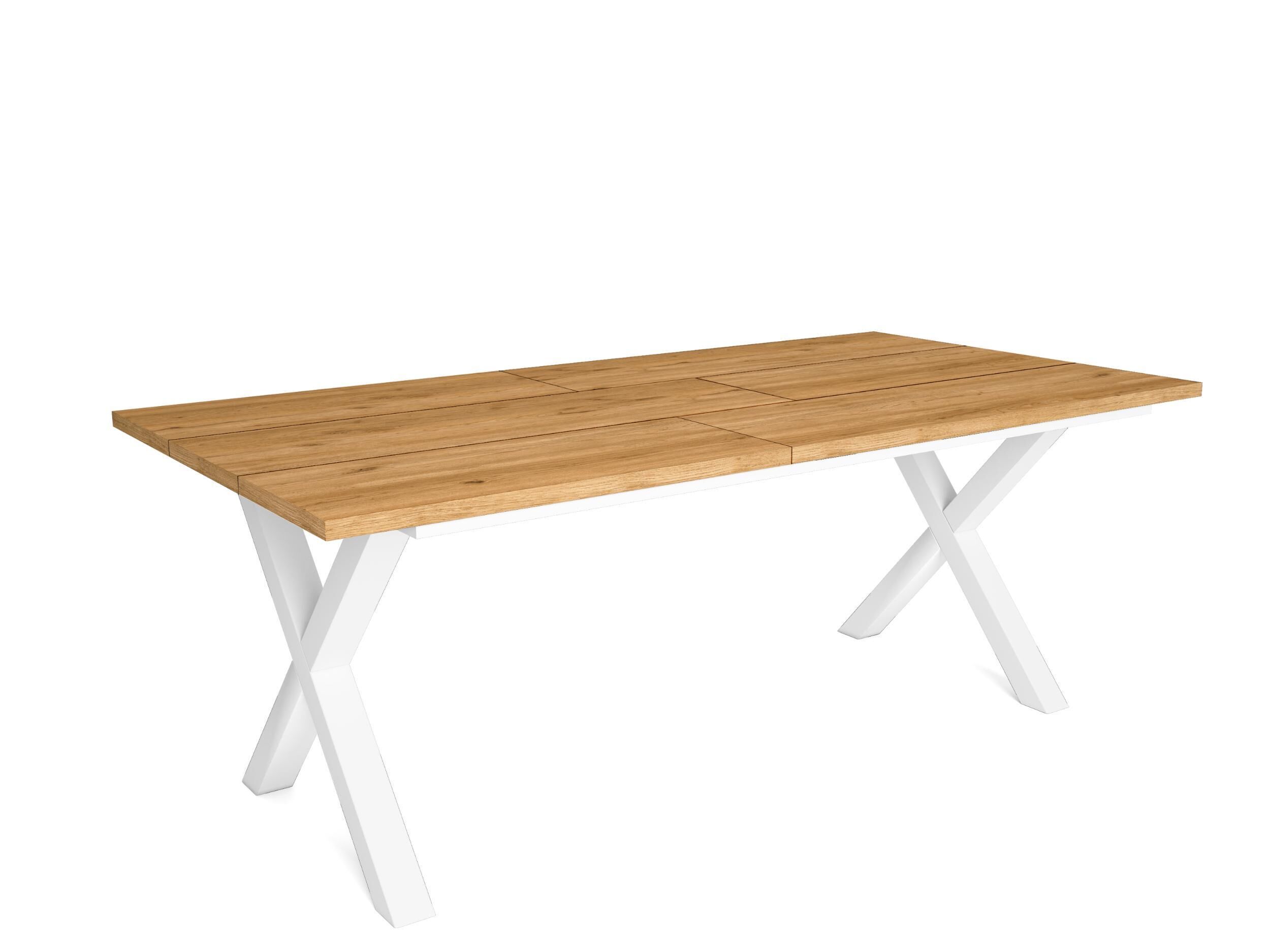 Table À Manger, 194x90x75cm, Pour 10 Personnes, Chêne, Style Industriel