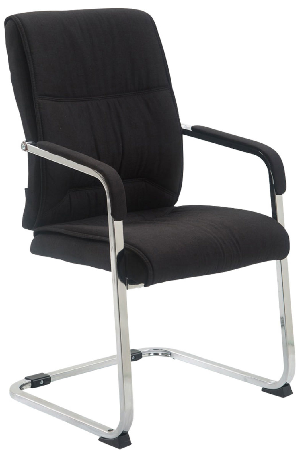 Lot De 2 Chaises Cantilever Xxl Tissu Anubis Noir