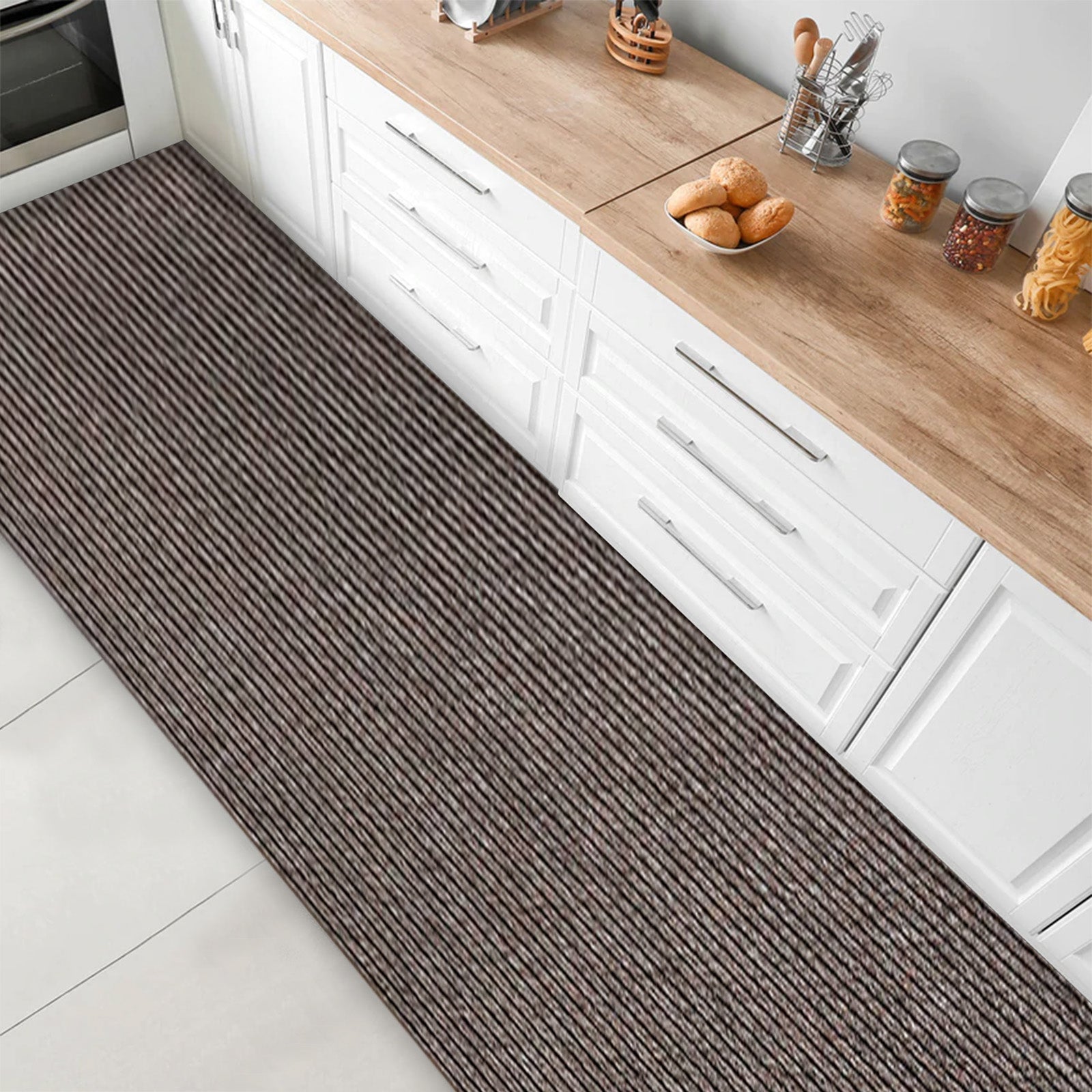 Tapis De Cuisine Granada Beige 80 X 100 Cm