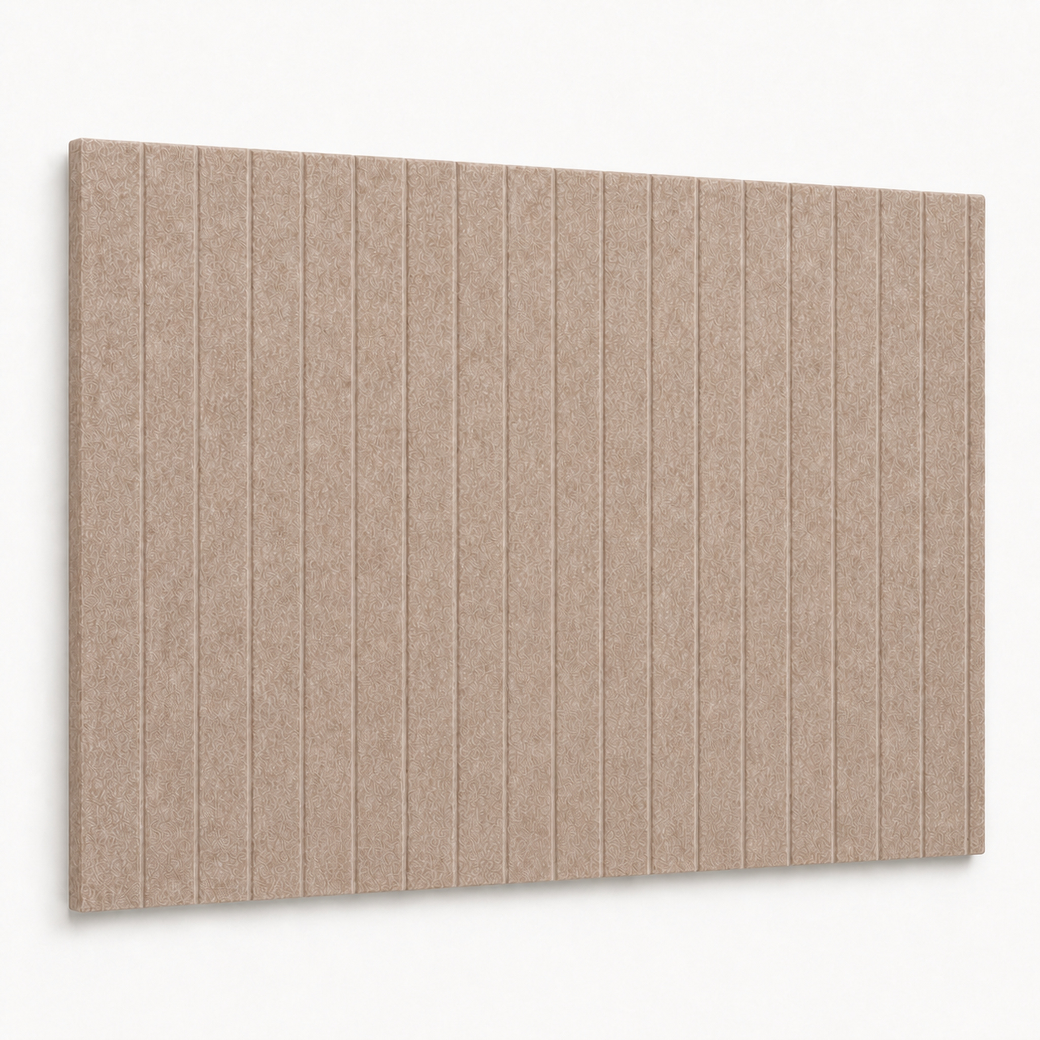 Tableau D'affichage En Feutre, Groove Board, Panneau Acoustique, Camel Foncé 90 × 120 Cm
