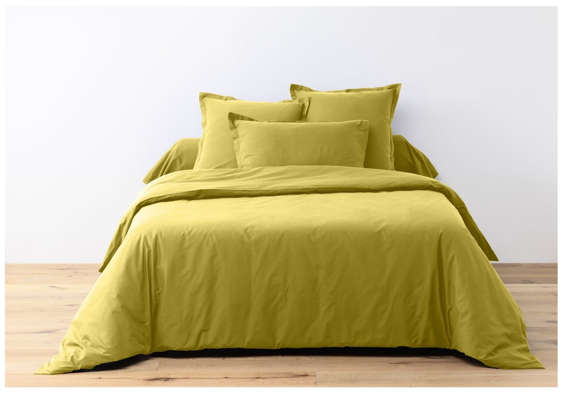 Housse De Couette + 2 Taies 240 X 260 Cm Passion Jaune