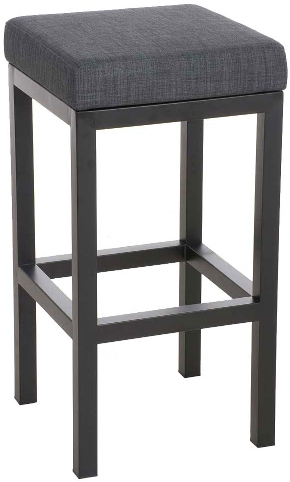 Tabouret De Bar Taylor B85 En Tissu Gris Foncé
