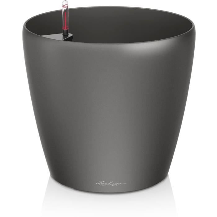 Pot De Fleur Classico Premium 70 - Kit Complet, Anthracite Métallisé