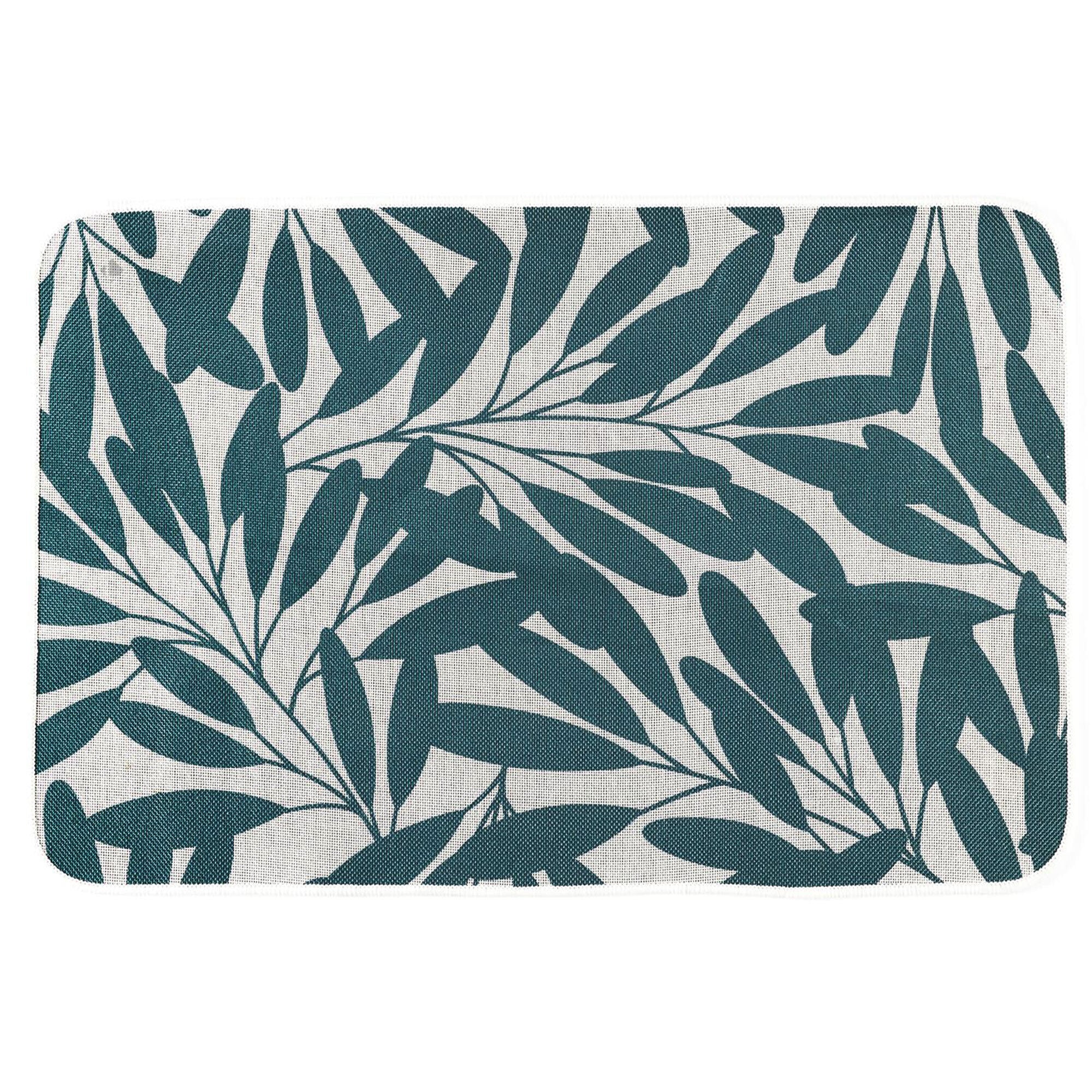 Tapis Caoutchouc Antidérapant Modern 40x60 Cm Vert