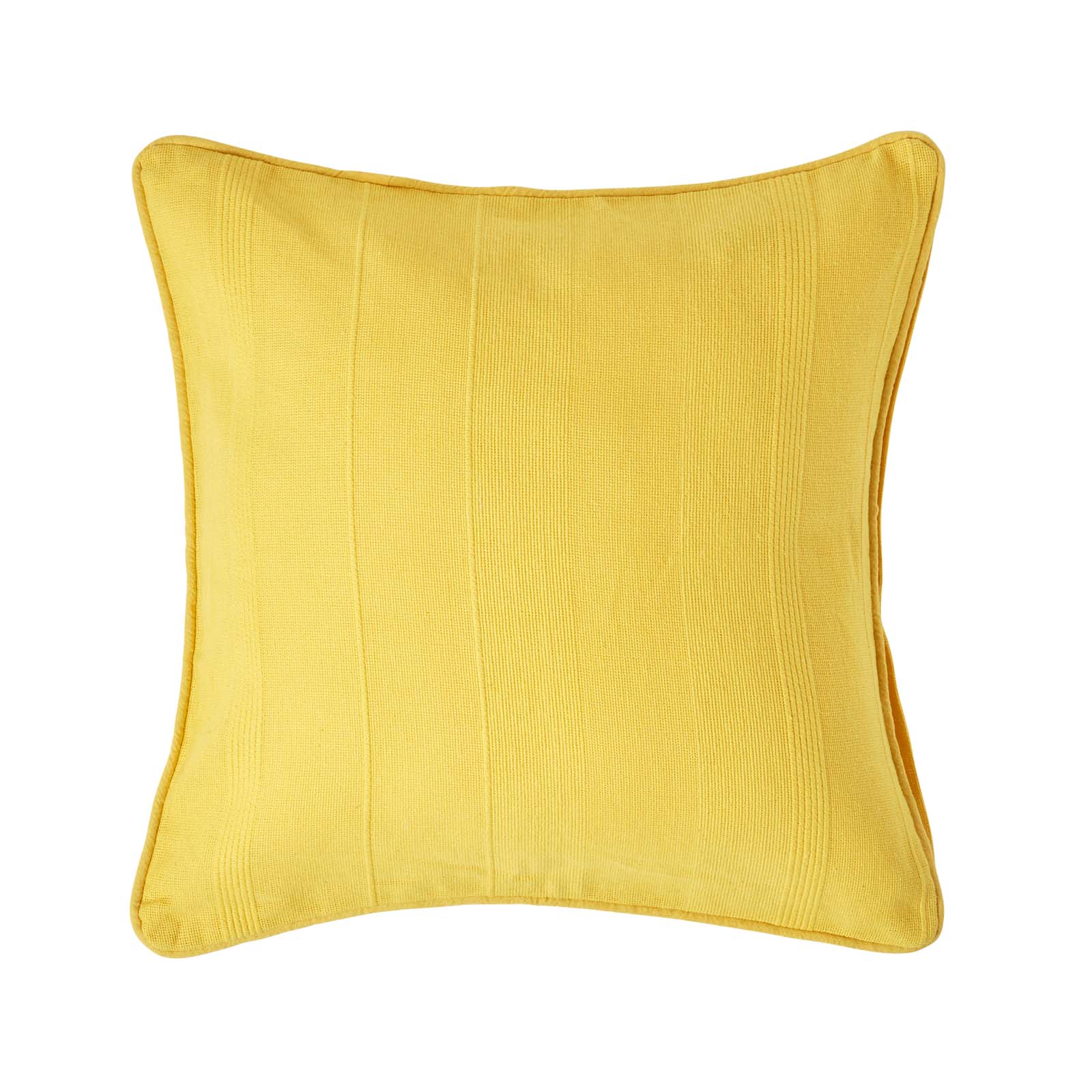 Housse De Coussin En Coton Rajput Jaune 60x60cm - Homescapes