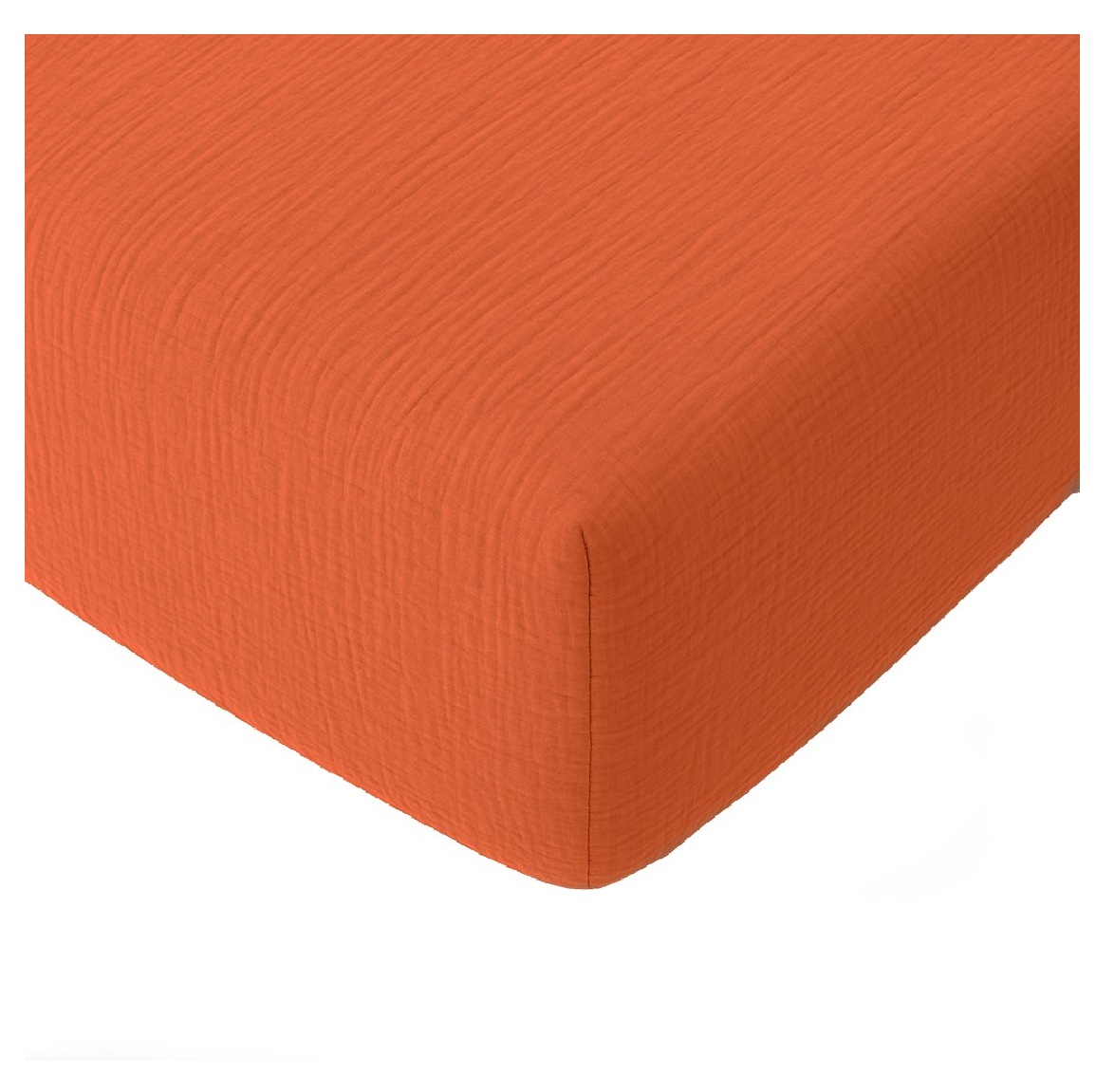 Drap-housse Gaze De Coton Lavé Douce