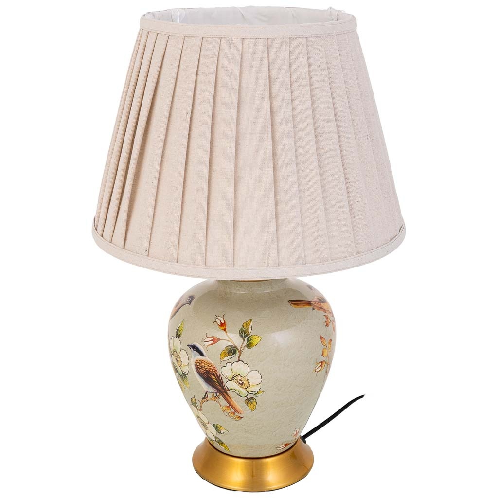 Lampe De Table En Céramique Vert D33x50