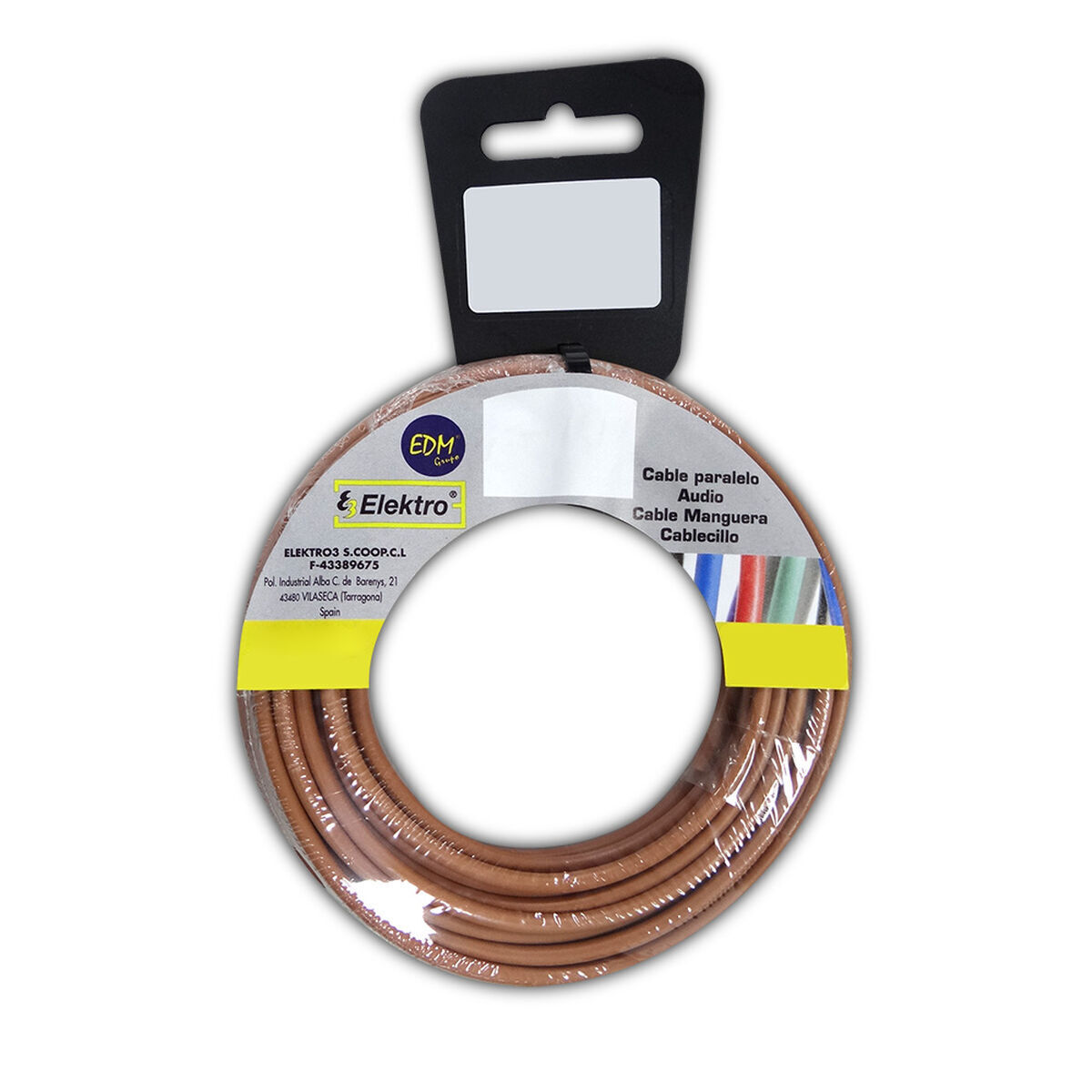 Câble D'interface Parallèle Edm Marron 25 M Ø 6 Mm