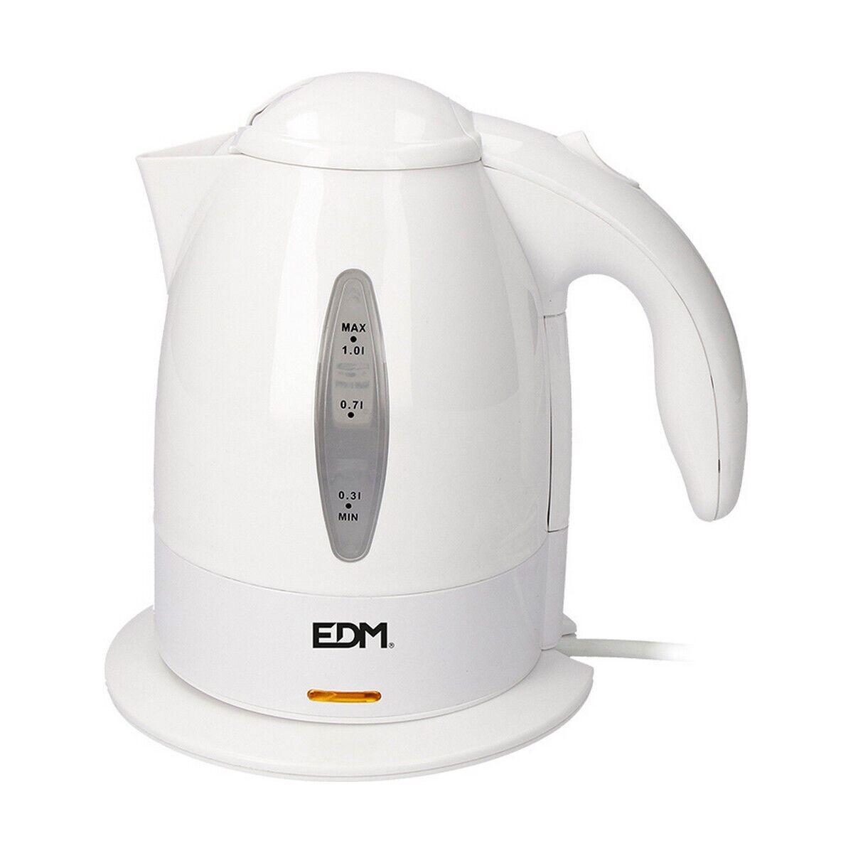Bouilloire Edm Blanc 2200 W Polypropylène (1 L)