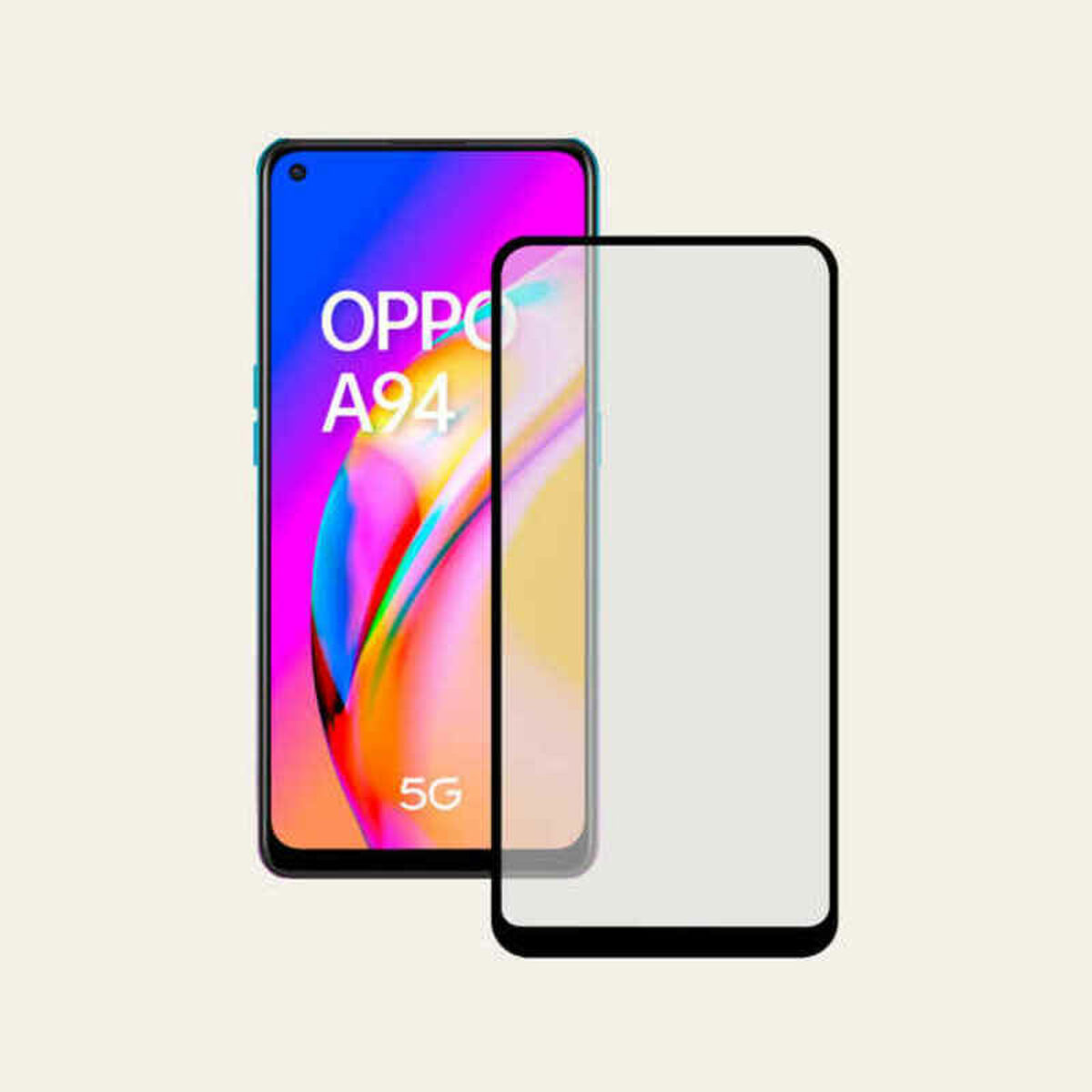 Écran De Protection En Verre Trempé Ksix Oppo A94 5g Transparent